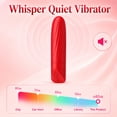 thumbnail image 4 of AYIYUN Bullet Vibrator Sex Toys for Women Mini Adult Toy with 12 Vibration Modes Stimulator Sexual Pleasure Small Personal Massager for Females Couples Game, Rose Red, 4 of 7