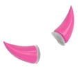 thumbnail image 1 of Cuernos para casco de motocicleta Kinlley Generico Rosa, 1 of 7