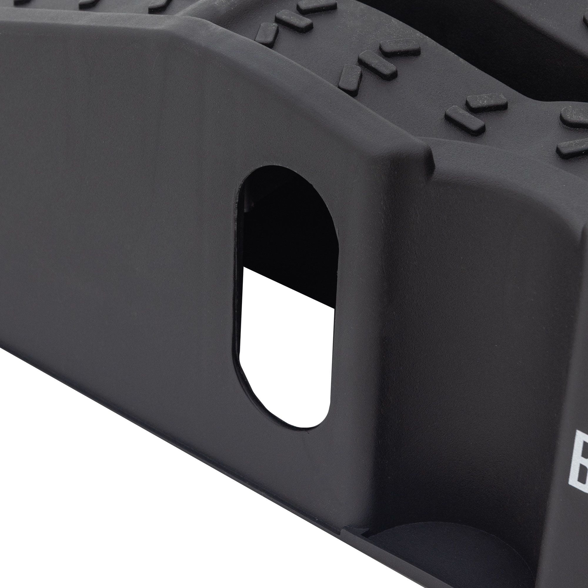Black Widow 13in W Stackable Plastic Car Service Ramps – 16,000 lb. GVW Capacity per Pair, Lightweight High-Impact Grid Design, 6.25in Lift Height, Built-in Handles