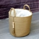 thumbnail image 3 of Cesta de almacenamiento Cateissary tejida de hilo de algodón cuerda de organización del hogar yute con forro S, 3 of 6