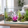 thumbnail image 4 of ZhangC Artificial Coral Reef Decor, 1.8x3.9 Inches Aquarium Decor Artificial Coral, Realistic Sea Inspired Ornament for Fish Tank Aquarium Corals Decoration(Purple), 4 of 6