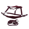 thumbnail image 1 of Cabestro De Caballo De Nailon Weaver Leather, Cabestro De Caballo Acolchado Y Ajustable Para Barbilla Y Garganta Con Juego De Plomo De Hardware Antiguo, Cabestro De Caballo Para, 1 of 7