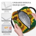 thumbnail image 3 of Fotbe Sunflowers in Bucket Bolsa de Almuerzo con Estampado, Lonchera Aislada, Contenedor de Comida Reutilizable Tipo Cooler a Prueba de Fugas, 3 of 6