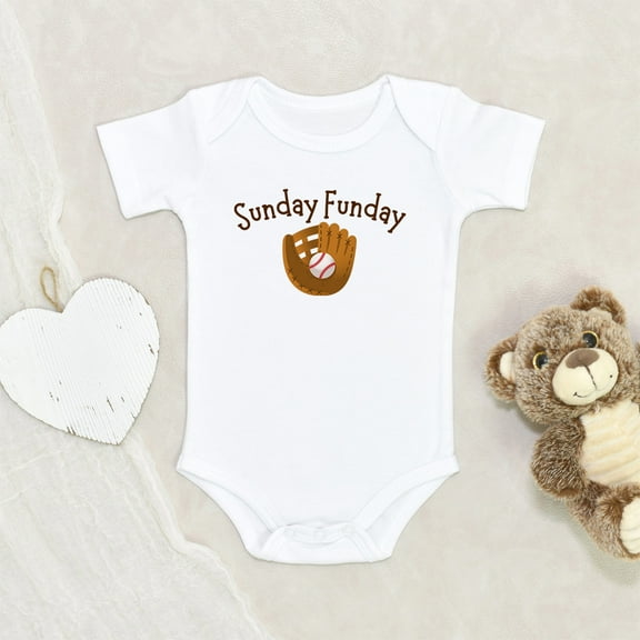 Newbabywishes - Cute Baseball Funday Baby Clothes for Boys and Girls - Newborn Baby Clothes