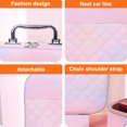 thumbnail image 3 of Travel Portable Makeup Case Large-capacity cosmetic storage bag, travel portable cosmetic case, made of PVC, 3 of 5