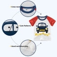 thumbnail image 4 of CHOYURME CHONYURM Toddler Boys Summer Cotton Short-Sleeve Graphic T-shirt,Pack of 3, 4 of 7