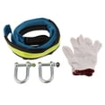 thumbnail image 2 of Combo Anillos Y Correa De Remolque (resistencia A La Ruptura 8T): Grillete Para Recuperación De Vehículos, Transporte, Extracción De Tocones Y 3 metros Yotijar correa de remolque de recuperación de coche, 2 of 10