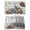 Grey Brown LightGrey, variant on Rabbits Pine Cone Placemats Set of 12, Sweet Home Texture Grey Plaid Farmhouse Placemats for Dining Table, Place Mats for Kitchen Tabletop, Waterproof Wipeable Dining Table Mats Set