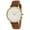 Brown, variant on Michael Kors Pyper Leather Strap Women's Watch