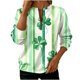 thumbnail image 3 of TaTaai Ladies St. Patrick's Day Fashion Print Loose Round Neck Sweatshirt Long Sleeve Casual Top Soft Comfortable for Daily Home Office Streetwear Gift, 3 of 5