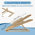 thumbnail image 2 of Dog Ramp for Bed Foldable Non-Slip Dog Ramp Adjustable Height Small Pet Stair Ramp for Car, 2 of 7