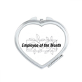 thumbnail image 1 of Excellent Employee Line Flowers Mirror Travel Magnification Portable Handheld Pocket Makeup, 1 of 3