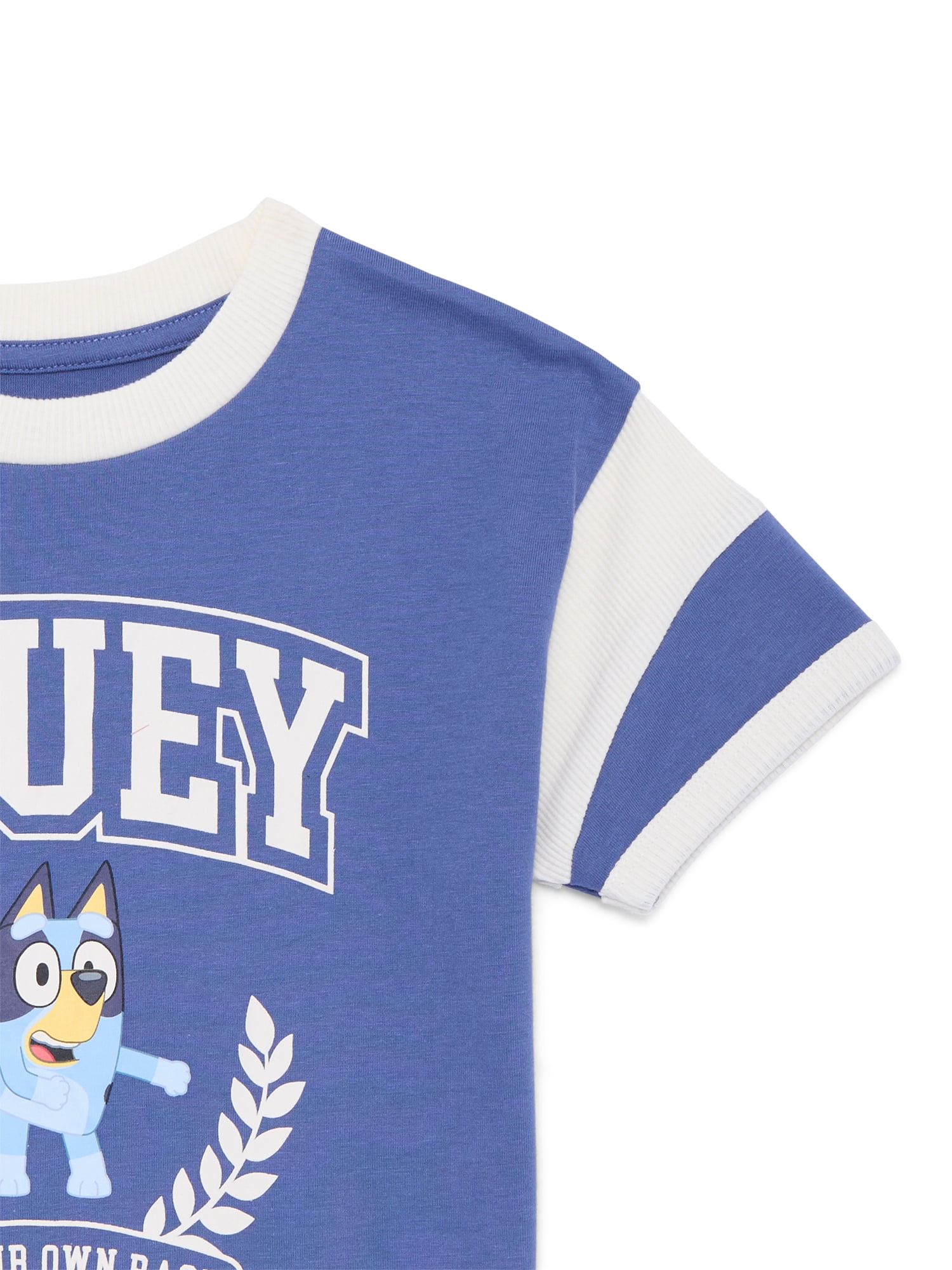 Bluey Girl's Short Sleeve Graphic T-Shirt, Sizes 4-16