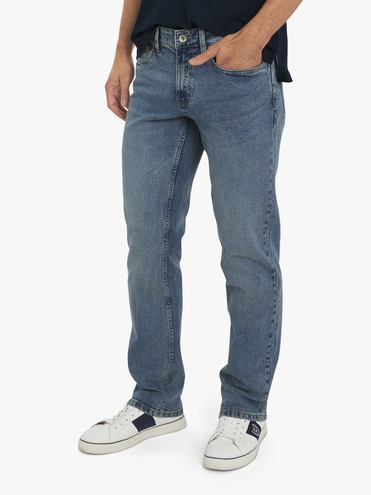 Chaps Men's & Big Men's Stretch Regular-Fit Denim Jeans, Sizes 30-42