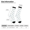 thumbnail image 2 of Honeii Cute Shark Print Adult Socks,Crew Socks,Casual Calf Socks,Daily Wear Socks for Men & Women, Perfect for Sports, Casual and Everyday Use, 2 of 6