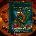 thumbnail image 4 of Chimpanzees Advent Calendar 2025, 24 Days Mysterious Forest Christmas Countdown Calendar with 24 PCS Acrylic Pendant, Christmas Advent Calendar for Tree Decor, Chimpanzees, 4 of 6