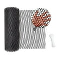 thumbnail image 3 of Reusable Plastic Chicken Wire Fence Mesh Lightweight Durable Hexagonal Mesh DIY Project for Home Garden Courtyard(Black), 3 of 5