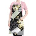 thumbnail image 5 of Pioneer Flower Floral Print Pattern Apron-Garden Aprons for Women with Pockets-Cotton Linen Waterproof Kitchen Cooking Gardening Aprons Adjustable for Kitchen,Cooking,BBQ and Salon 33x27 Inch, 5 of 7