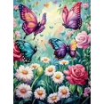 thumbnail image 1 of DIY 5D Diamond Painting Starter Kit — Full-Drill Gemstone Art — Adult Craft Kit — Home Wall Decor (12×16 Inches, Unframed),KM793-1, 1 of 6