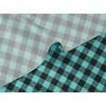 thumbnail image 5 of oneOone Velvet Turquoise Blue Fabric Check Quilting Supplies Print Sewing Fabric By The Yard 58 Inch Wide, 5 of 5