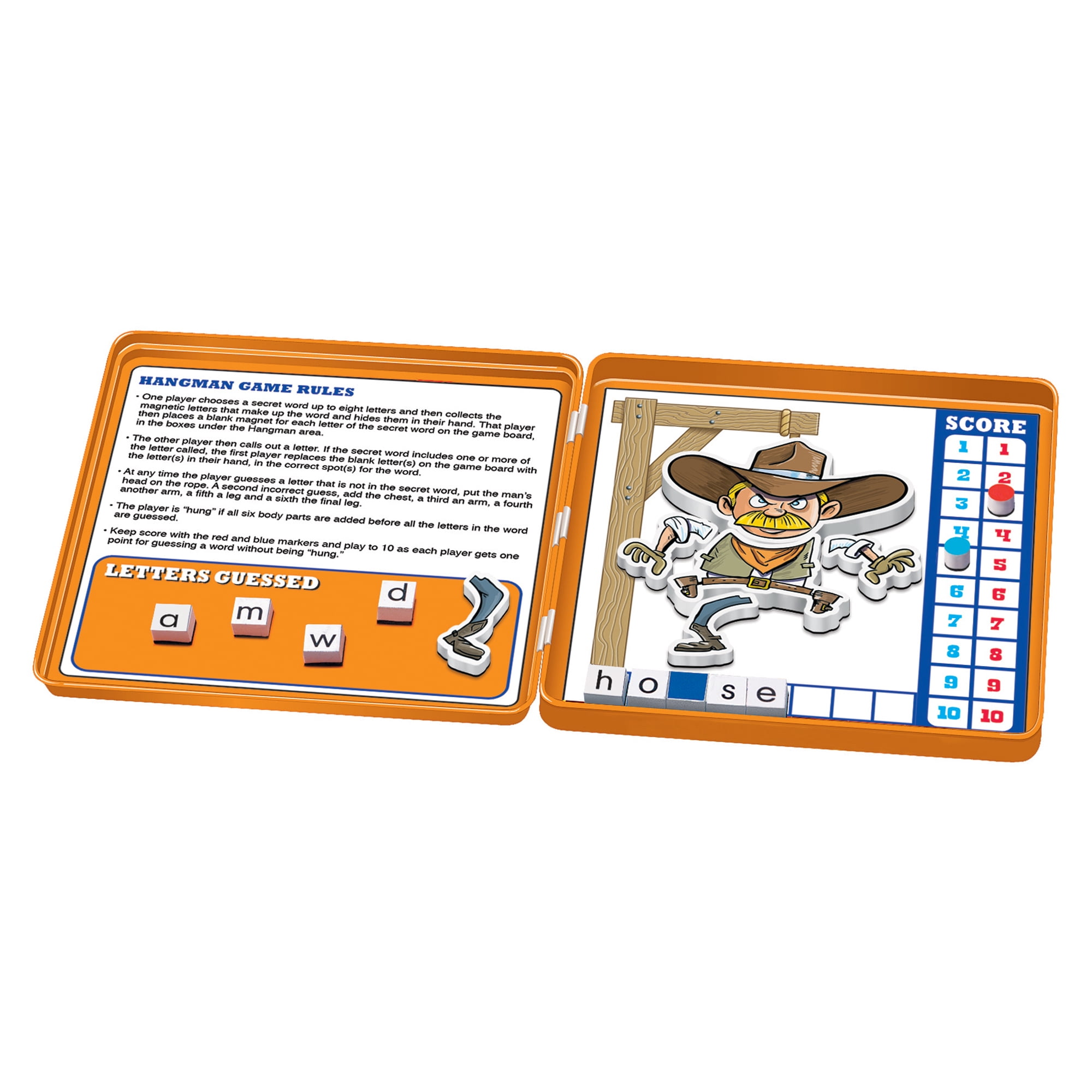Playmonster PAT673 6.75 in. Take N Play Anywhere Games Hangman - Walmart.com