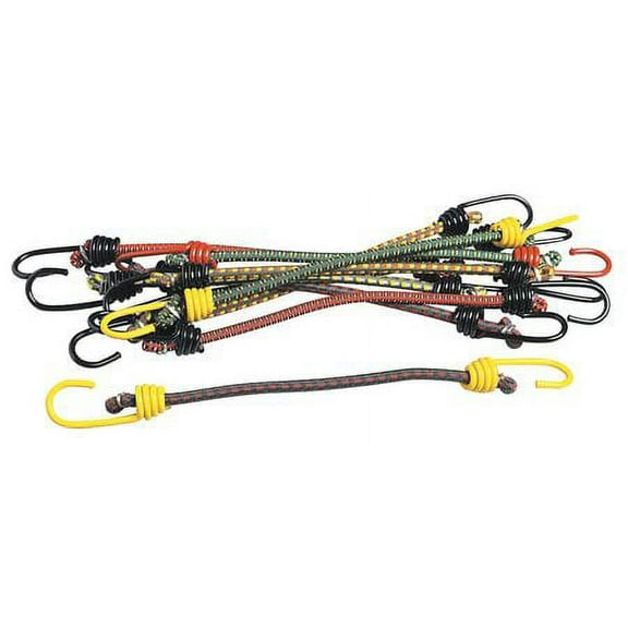Keeper 06014-10 Hook Bungee Cord, 13 In.L - Pack of 10