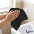 thumbnail image 6 of Linteum Textile 100% Cotton Premium Washcloths, 12x12 Inches [Pack of 24] Black, 6 of 6