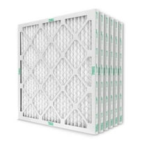 Pamlico Air 21-1/2 x 23-5/16 x 1 MERV 8 Pleated AC Furnace Air Filters. Quantity 6. (Actual Size: 21.5 x 23-5/16 x 0.75 Inches)