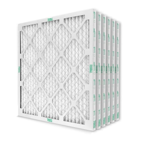 20x22x1 MERV 8 Pleated AC Furnace Air Filters. 6 Pack