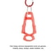thumbnail image 2 of Clip para Guante Exteriores Seguridad Multiusos Laboral () Rojo, 2 of 9