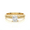 Yellow Gold Plated, variant on Princess Cut Solitaire Natural Moissanite Engagement Ring in 14K Yellow Gold Plated 925 Sterling Silver Promise Ring for Women