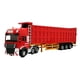 thumbnail image 1 of Colección de modelos de transporte de semirremolques de ingeniería a escala 1:50 simulados en rojo, 1 of 9