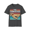 thumbnail image 2 of Funny Cornhole The Cornfather Funny Fathers Novelty Art Unisex T-Shirt, 2 of 6
