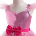 thumbnail image 4 of Pink Costume for Girls, Doll Movie Cosplay Outfit, Pink Birthday Dress for Kids Party Dress Up, 4 of 7