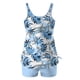 thumbnail image 4 of Traje de baño conservador tankini para mujer, estampado, talla grande, de dos piezas, dividido, traje de baño de dos piezas, traje de baño tankini para mujer, traje de baño de 2 piezas para mujer, tra, 4 of 5