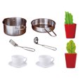 thumbnail image 2 of Hape All In 1 Kids Wooden Pretend Play Kitchen Set with 10 Accessories, 2 of 4