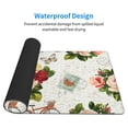 thumbnail image 4 of Bingfone Vintage Bike Flower Butterfly Large Gaming Mouse Pad,Extended Desk Mousepad With Stitched Edges,Non-Slip Base,Water Resist Keyboard Pad For Gamer, Office & Home, 29.5 X 16 In, 4 of 9
