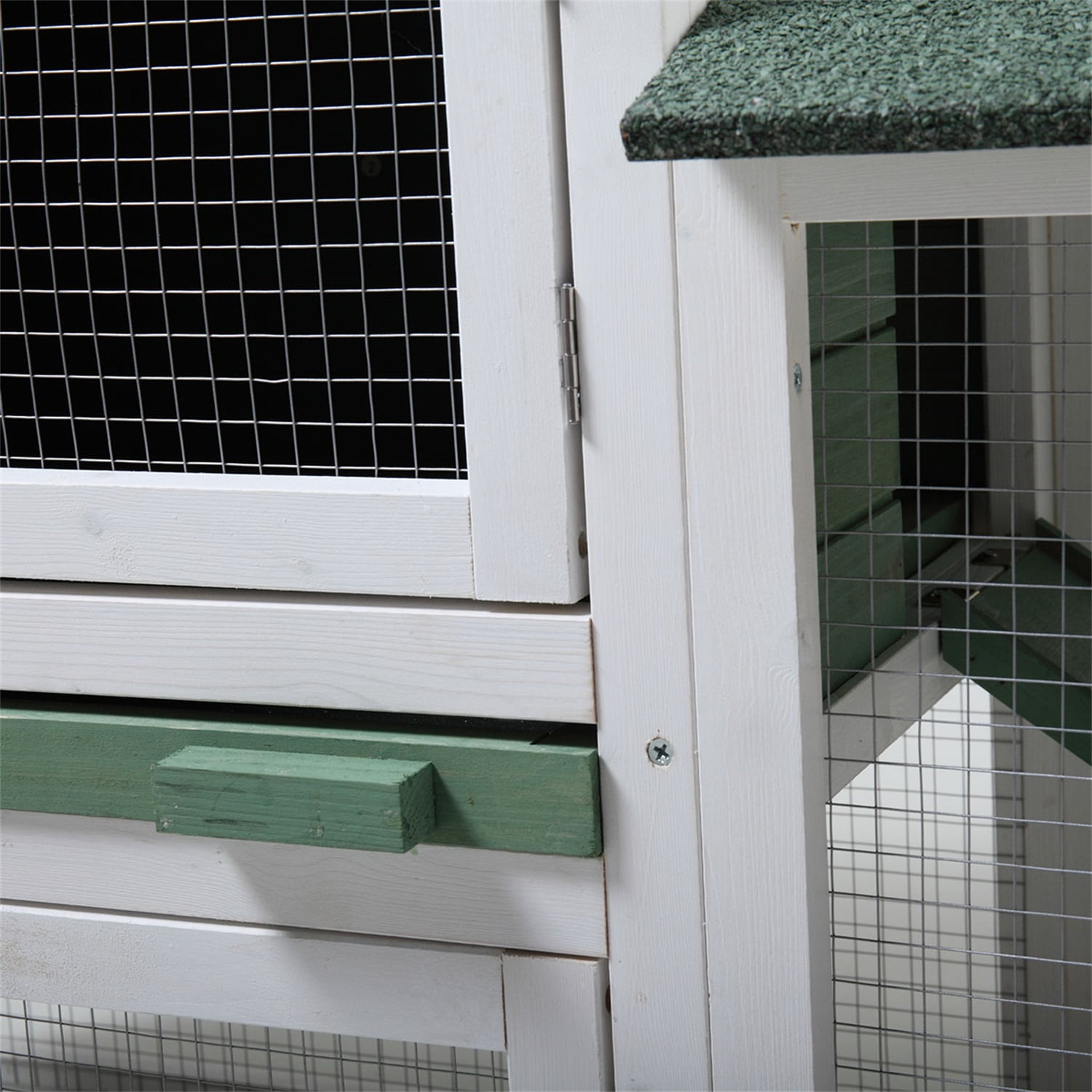 Pefilos 54" Wooden Chicken Coop Habitat, Hen Nest for Outdoors Indoor Bunny Hutch Rabbit Cage Guinea Pig, Green Pefilos 54" Wooden Chicken Coop Habitat, Hen Nest for Outdoors Indoor Bunny Hutch Rabbit Cage Guinea Pig, Green