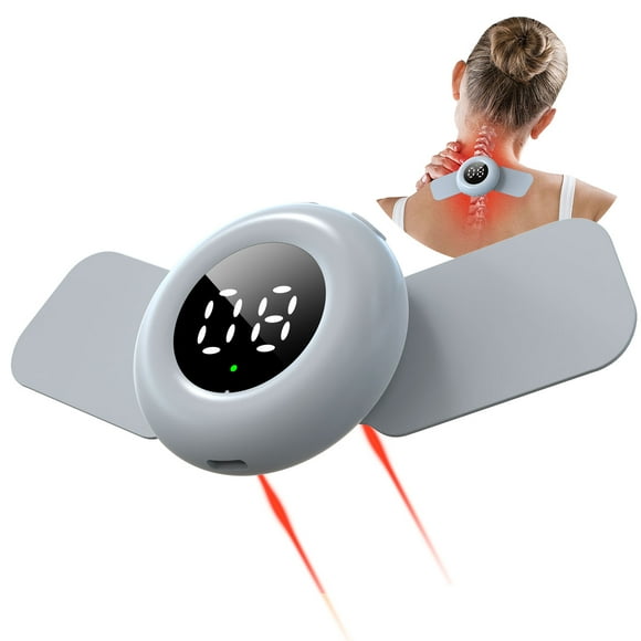 iKeener Masseur à Micro-Courant, Relaxation des Épaules, du Cou et des Muscles, Masseur Portable (avec 4 Patchs Gel de Remplacement)
