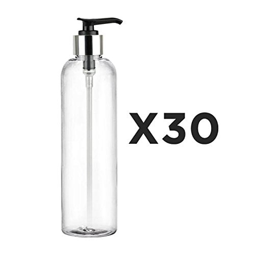 MoYo Natural Labs 8 oz Pump Dispenser, Empty Soap and Lotion Bottles