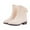 Beige, variant on XIMIN Women's Ankle Boots Rainboots Rubber Shoes Mid Low Tube Rain Boots Non Slip Waterproof Footwear Water Boots Wash Rain Boots Outdoor Garden Shoes