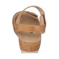 thumbnail image 3 of GC Shoes Women's Memory Foam Wedge Sandals, Summer Comfort Heels, Casual Ankle Strap Platform Dress Slides, Samar/Tan/7, 3 of 5