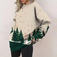 thumbnail image 2 of Aoiroe Fashion Clothing,Scoop Neck Long Sleeve Tops For Women,Fall Basic Clothes 2025,Sweatshirt For Women,Basic Sweaters For Women,Winter Clothing For Women,Oversized Sweater,Green,M, 2 of 4