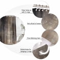 thumbnail image 6 of Brown Waterproof Fabric Shower Curtain,Modern Abstract Art Ombre Oil Painting Waterproof Fabric Shower Curtain for Bathroom Curtains Bathtubs Hotel Shower Curtains with 12 Hooks Standard 60x72, 6 of 8