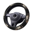 thumbnail image 6 of Lsque Vintage Pattern Flower Skull Ultra Soft Car Steering Wheel Cover for Women, Standard 15 inch Size for Truck Van SUV Auto, 6 of 8