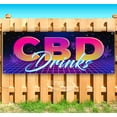 thumbnail image 1 of CBD Drinks 13 oz Vinyl Banner With Metal Grommets, 1 of 4