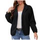 thumbnail image 1 of Chaquetas de manga larga para mujer Botón de color sólido Abrigo de solapa recreativo Tops Odeerbi ODB-2, 1 of 5