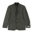 thumbnail image 2 of Kenneth Cole Mens Tic Two Button Blazer Jacket, Brown, 36 Short, 2 of 2