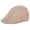 Khaki, variant on Beret Men Mesh Flat Cap Berets Solid Color Hollow Mesh Peaked Cap Visors Breathable Summer Sun Hats Casual Vintage Painter Hat