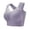Purple, variant on Women Classic BraSeamless Wireless Sports Bra Solid Color Back Support Shockproof Push Up with Widened Side 60-70 KG Beige
